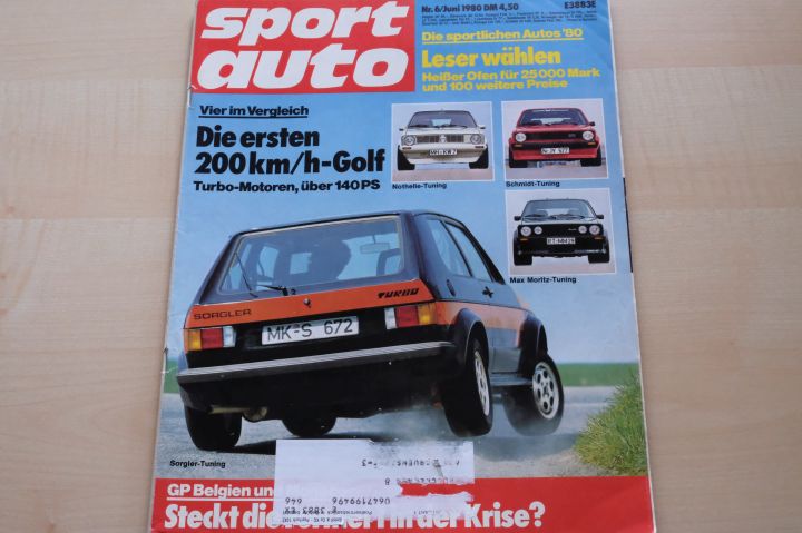 Deckblatt Sport Auto (06/1980)